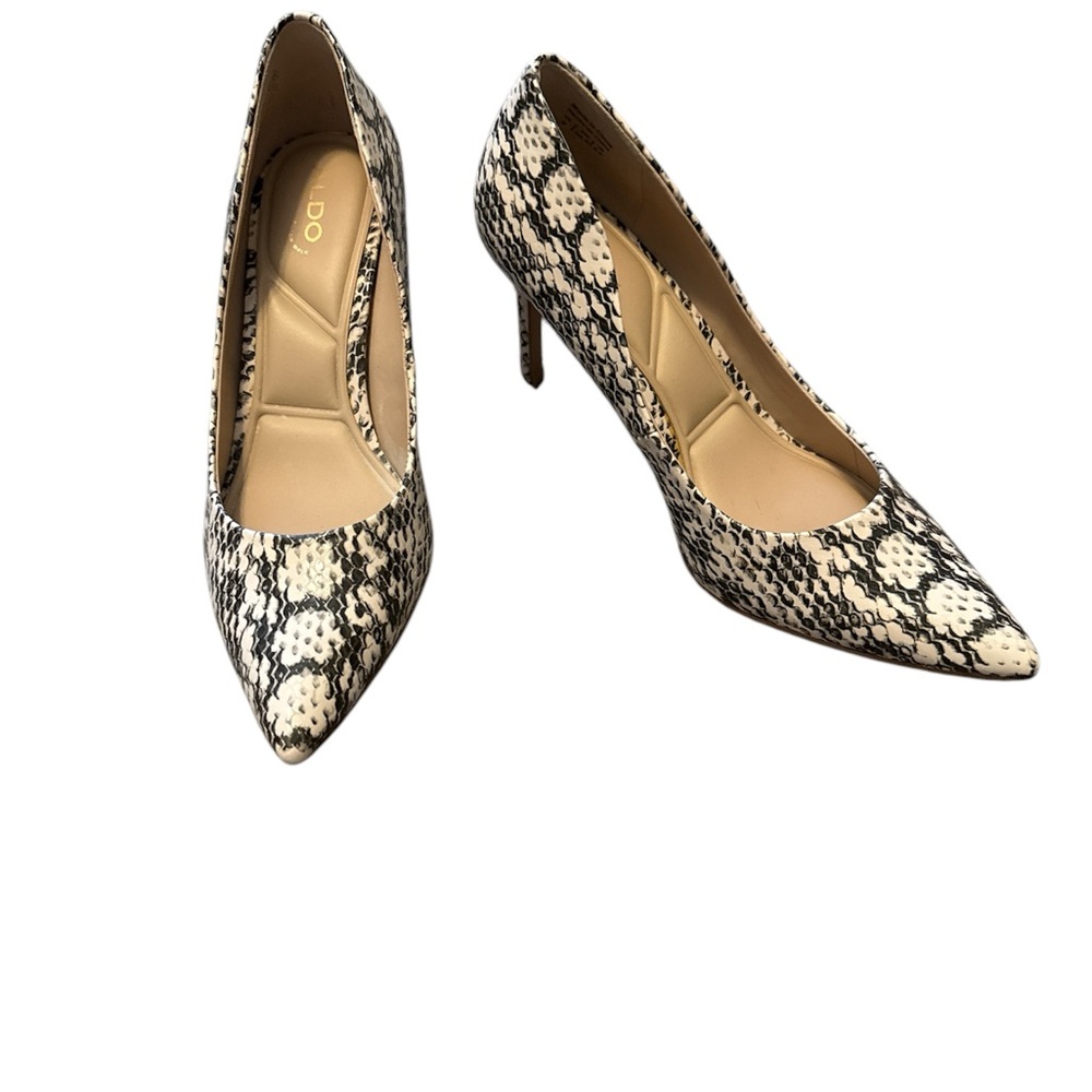 Aldo High Heels Snakeskin Print Women’s Dress Shoes Size 8